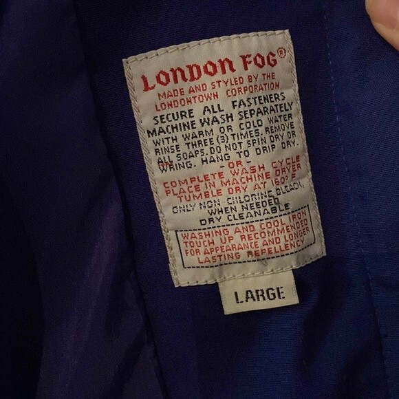 Vintage 1980s London Fog winter jacket. SIze L - Picture 5 of 9